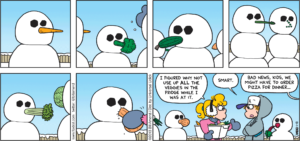 "Snow More Vegetables" | Winter | FoxTrot Comics by Bill Amend