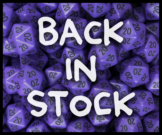 Jason Fox Lucky D20s are back in stock at The FoxTrot Store