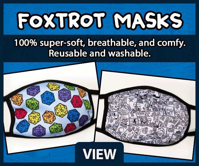 FoxTrot Masks - The FoxTrot Store (DnD, Comics)