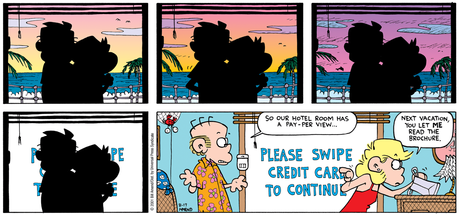 From The Archives Caribbeanny Vacation Summer Vacation Foxtrot Comics By Bill Amend