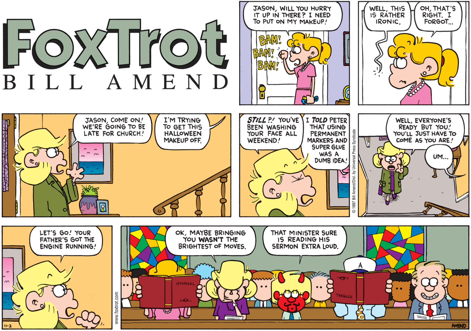 From The Foxtrot Archives Halloween Comics Foxtrot Comics By Bill