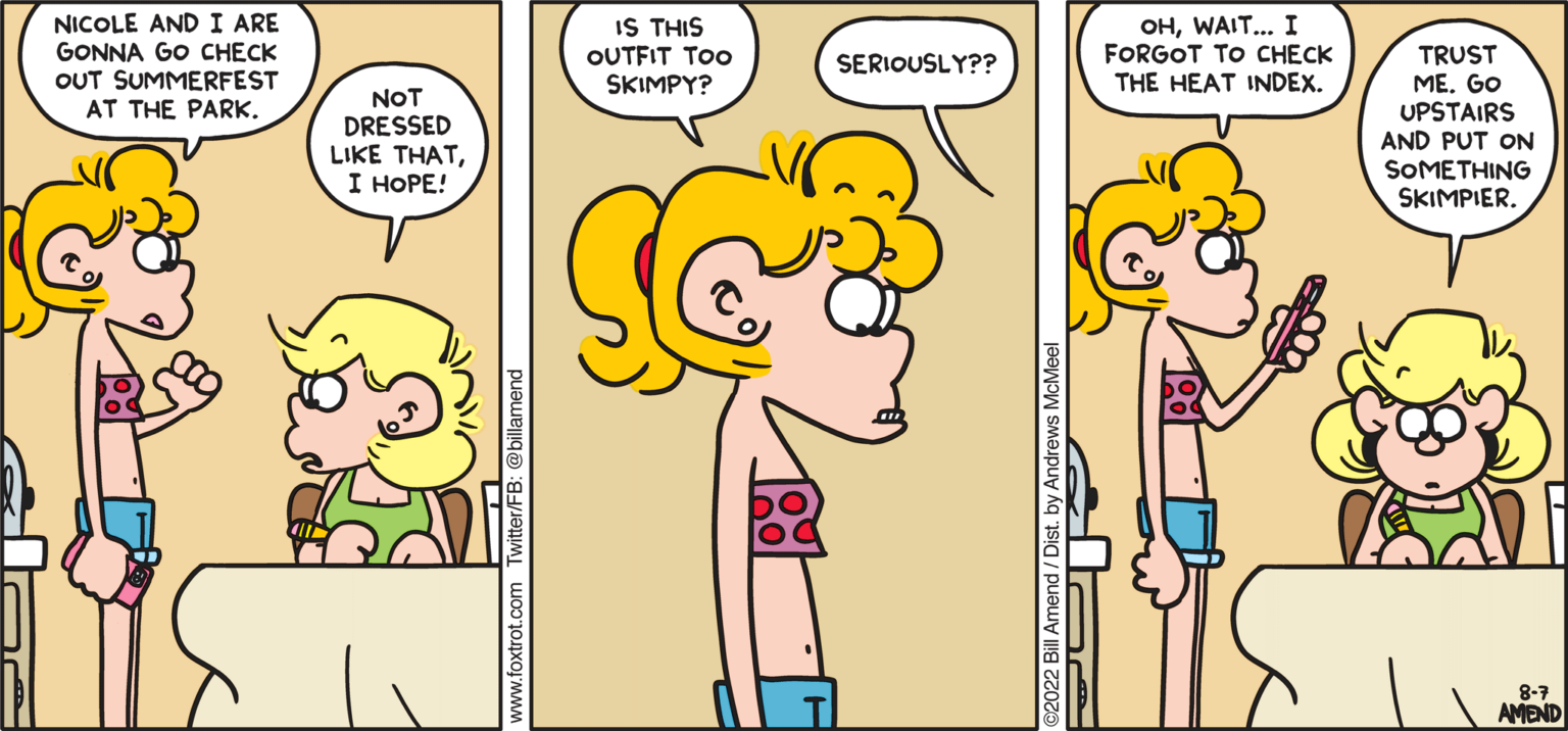 Foxtrot Comics By Bill Amend