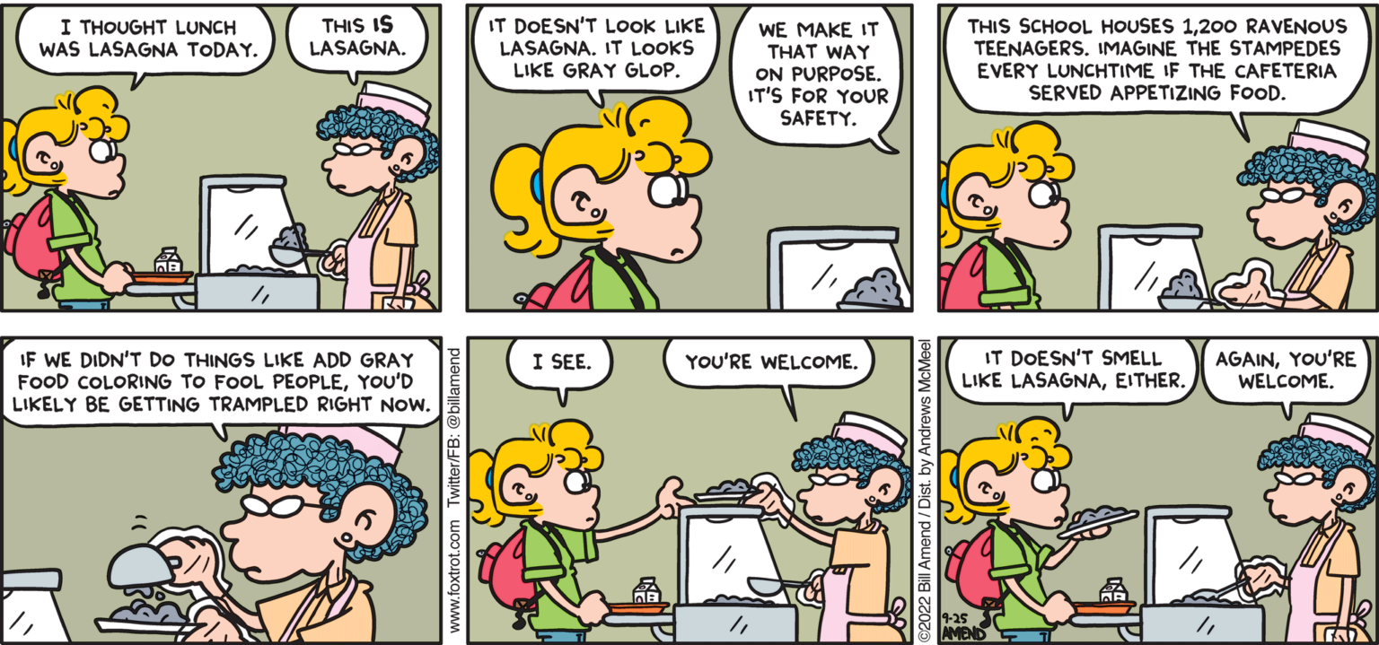 Foxtrot Comics By Bill Amend