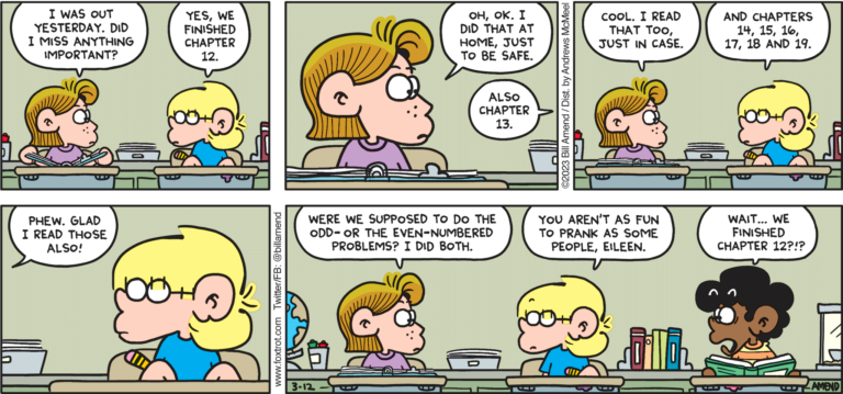 Foxtrot Comics By Bill Amend