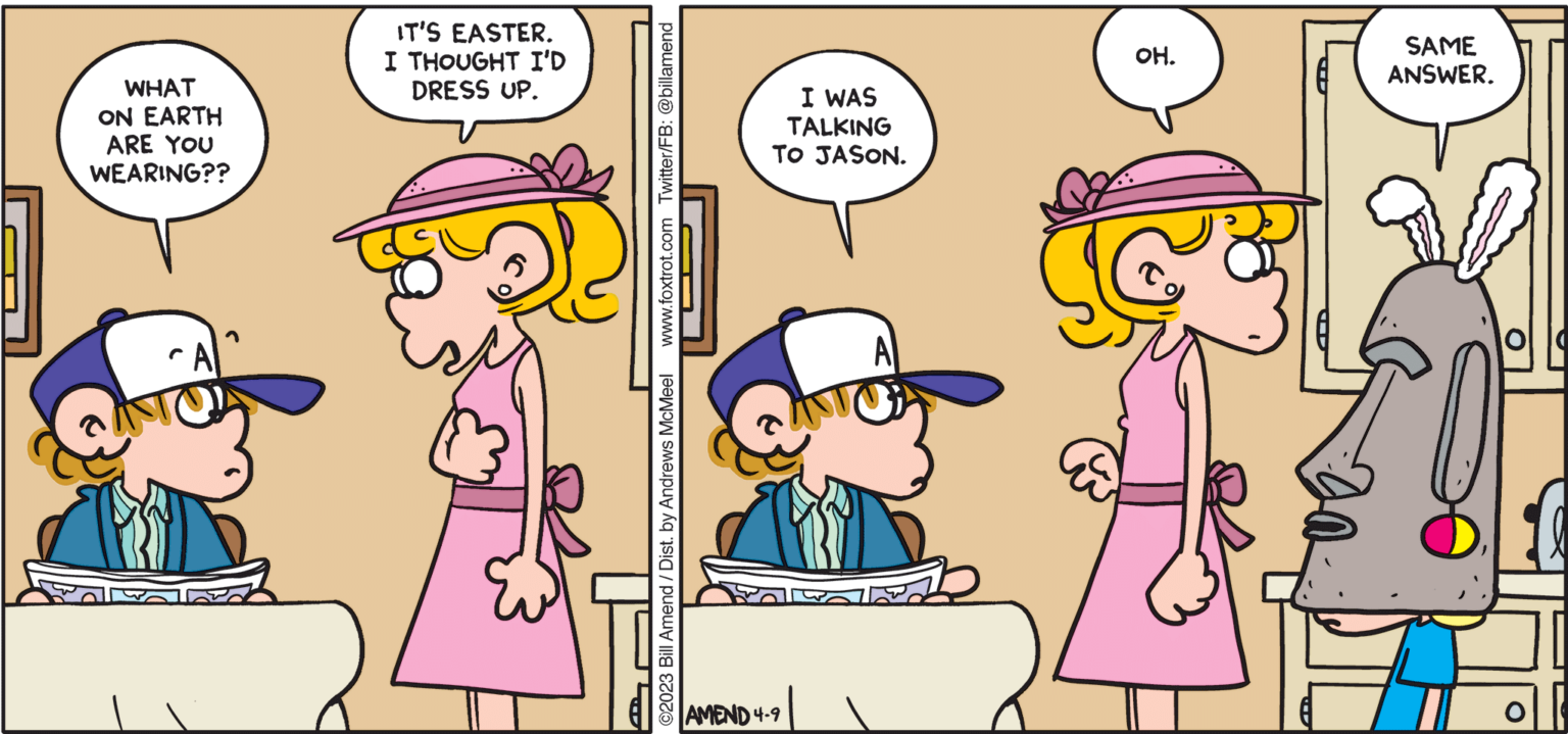 Easter Outfits Easter Foxtrot Comics By Bill Amend