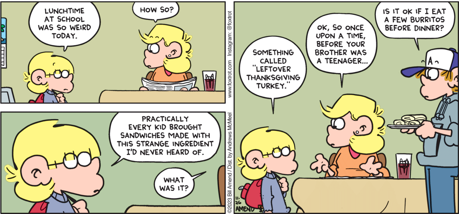 Foxtrot Comics By Bill Amend